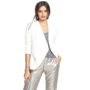 Trouve Drapey Open Blazer White